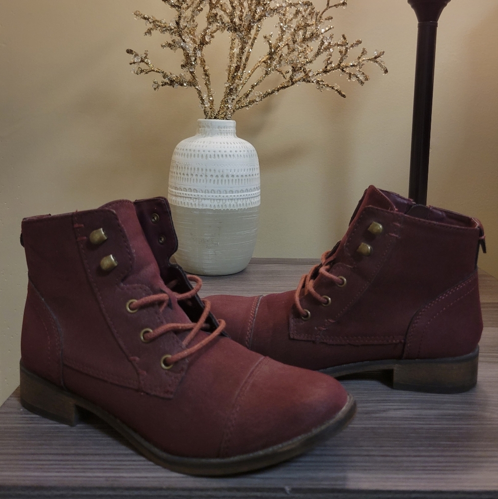 Express Women's Boots Plum